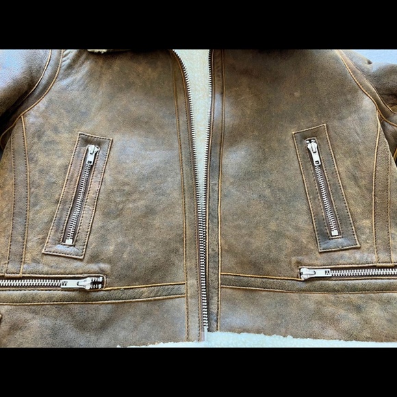 Maje Bartonfinko Shearling Jacket size S - Picture 8 of 10